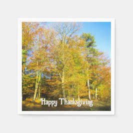 Hösten Skogen och solsken - Anpassningsbarnas Than Pappersservett