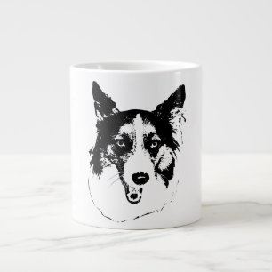 Hösten Smile i Bläck Jumbo Mugg