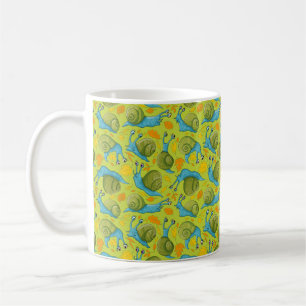 Hösten snigel kaffemugg