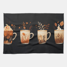 Hösten Spice Latte Kitchen Towels Kökshandduk