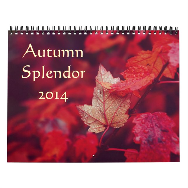 Hösten Splendor 2014 Kalender (Omslag)