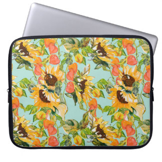 Hösten Splendor: Sömlös natur Mönster Laptop Fodral