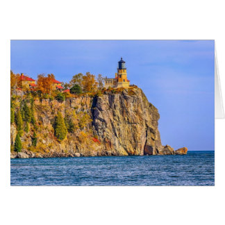 Hösten Split Sten Hälsningskort