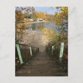 Hösten Staircase Vykort