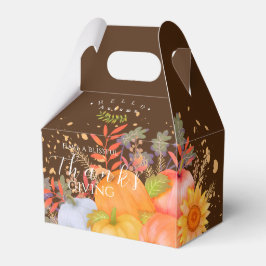 Hösten Thanksgiving Brown Presentaskar