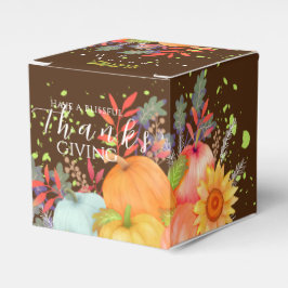 Hösten Thanksgiving Brown Presentaskar