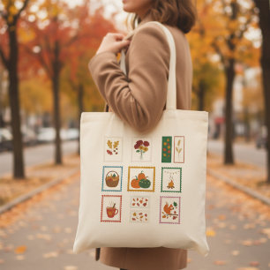 Hösten Tote Bag, höstsäsong till säcken Tygkasse
