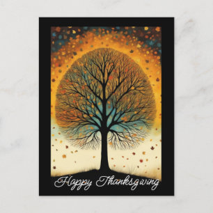 Hösten Träd Fine Art Helgdag, Thanksgiving Vykort