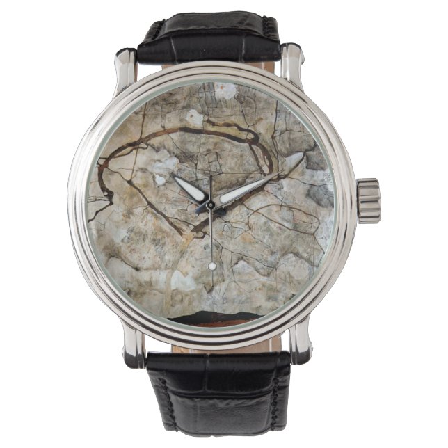 Hösten Träd i Movement by Egon Schiele Armbandsur (Framsida)