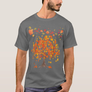 Hösten Träd Lämnar Natur Forest Fall65 T Shirt