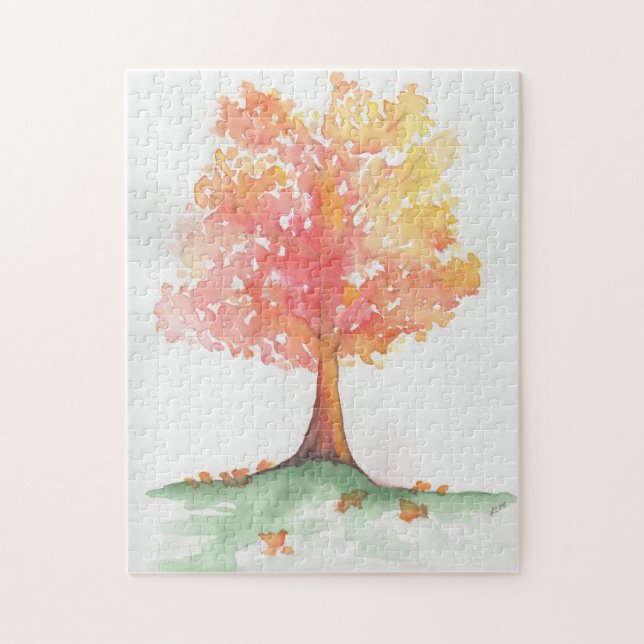 Hösten Träd Pussel (Vertikal)