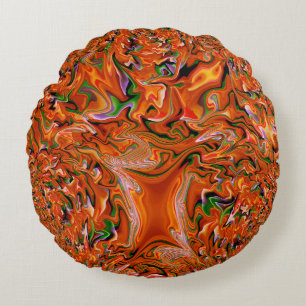 Hösten träd.... rund kudde