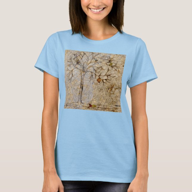 Hösten träd t-shirt (Framsida)