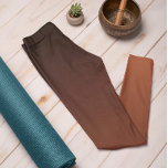 Hösten Trend Färg Burnt Copper Ombre Leggings<br><div class="desc">Snyggt Burnt Copper subtle ombre-legeringar från hösten och vintern 2023/24 trend färg-samlingen erbjuder tidlös charm. Dessa Ombre Burnt Copper Leggings har en övertoning som tonas från mörk överst till ljusare/ljusare färg vid ben. Färg är en varm, jordisk skugga som skulle kunna beskrivas som en djup terrakotta eller rostig brun. Dessa...</div>