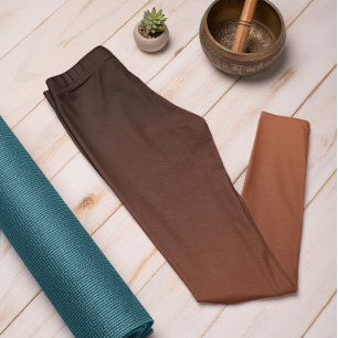 Hösten Trend Färg Burnt Copper Ombre Leggings