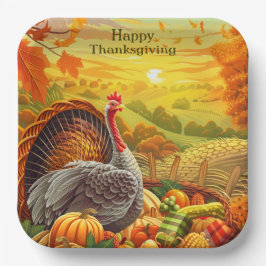Hösten Turkiet Pumpkins Thanksgiving Papper Plats
