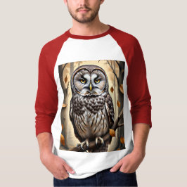 Hösten Uggla 🍂 🦉 | Forest Wisdom T Shirt
