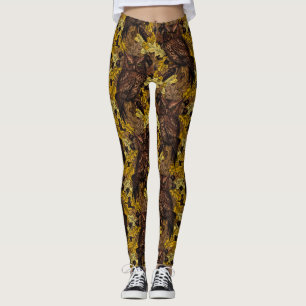 Hösten uggla leggings