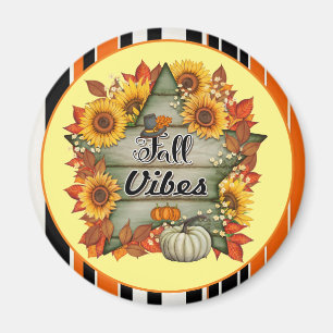 Hösten - vackra Trendigets Thanksgiving samling Magnet