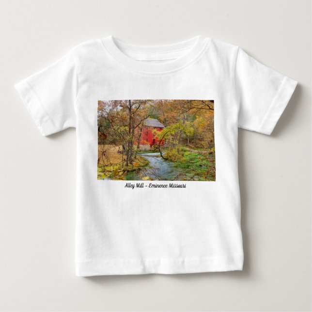 Hösten vid Alley Mill T Shirt (Framsida)