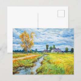 Hösten vid Havel River Vykort