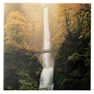Hösten vid Multnomah Falls, ELLER Kakelplatta