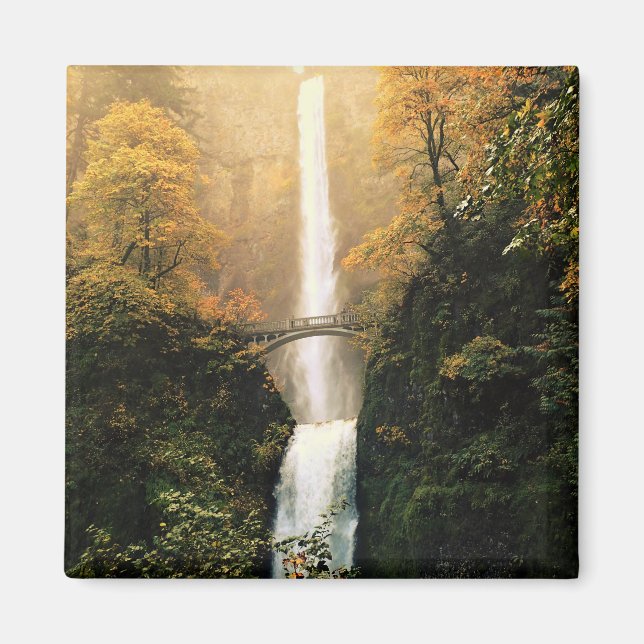Hösten vid Multnomah Falls, ELLER Magnet (Framsidan)