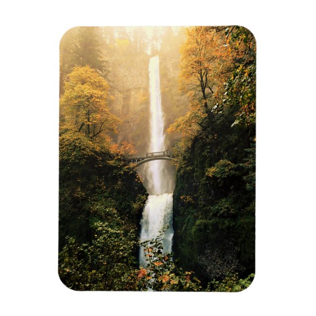 Hösten vid Multnomah Falls, ELLER Magnet (Vertikal)