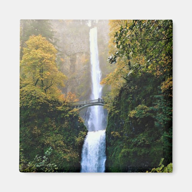 Hösten vid Multnomah Falls, ELLER Magnet (Framsidan)