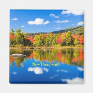 Hösten vid Sjö, New Hampshire Magnet
