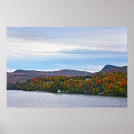 Hösten vid Sjö Willoughby, Vermont Poster