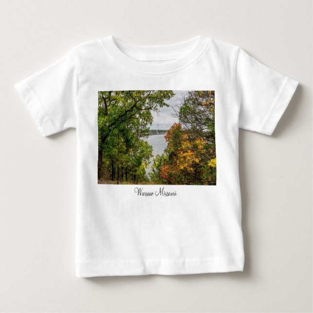 Hösten vid Truman Dam Baby Småbarn T-shirt (Framsida)