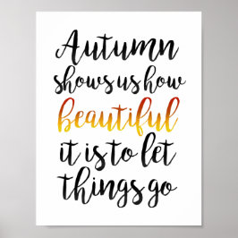 Hösten visar oss poster