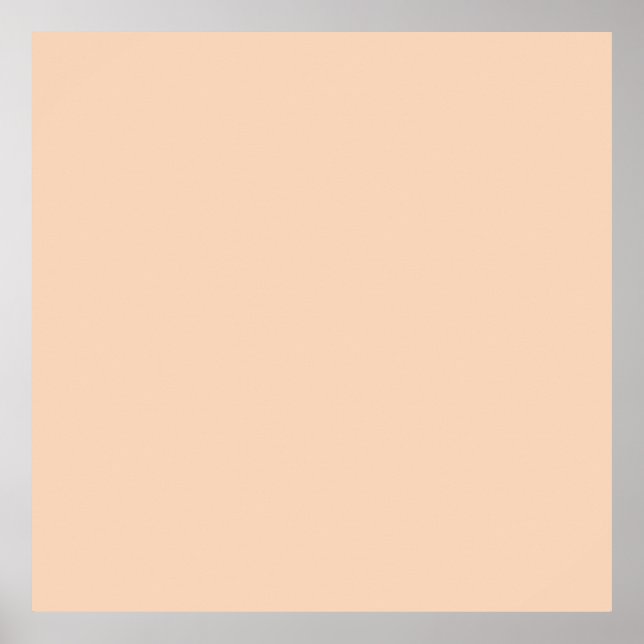 Hösten Winter Färg Tender Peach Poster (Framsidan)