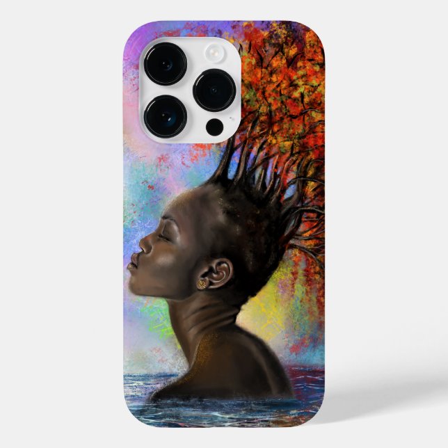Hösten Woman iphone case (Baksida)