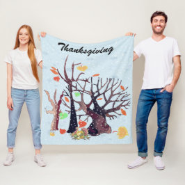 Hösten Wonderland - Fleecefilt