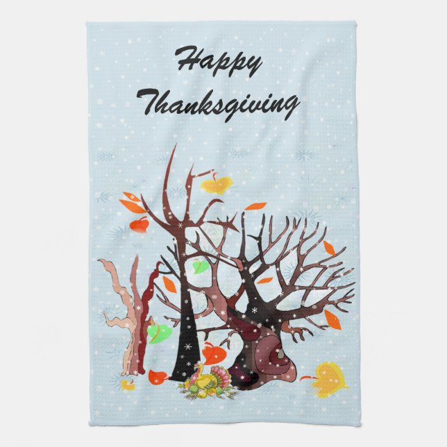 Hösten Wonderland - Kökshandduk (Vertikal)