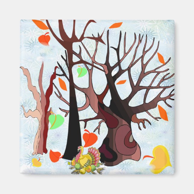 Hösten Wonderland - Magnet (Framsidan)