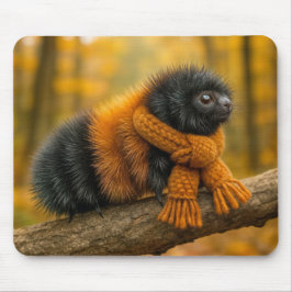 Hösten Wooly Bear CaterPelare Wear a Scarf Musmatta