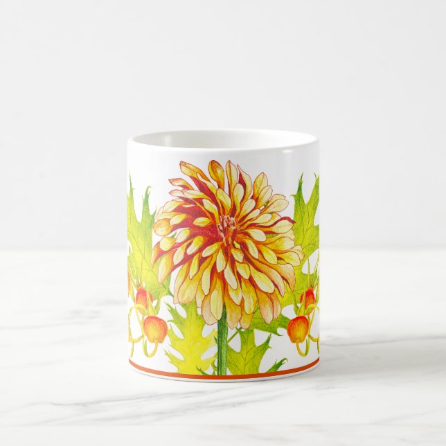 Höstens ankomst på klassisk Mugg (11 oz) (Center)