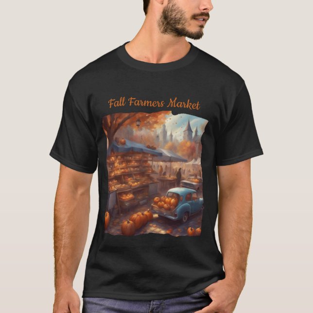 Höstens Bondemarknad Pumpastånd  T Shirt (Framsida)