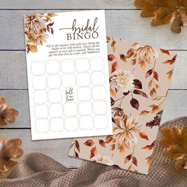 Höstens Bröllopsbingo (Autumn Bridal Bingo
)