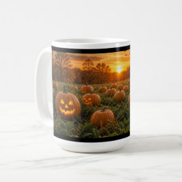 Höstens charm pumpafält kaffemugg