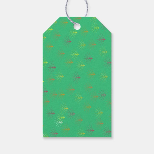 Höstens Fallande Löv Presentetikett (Framsidan)