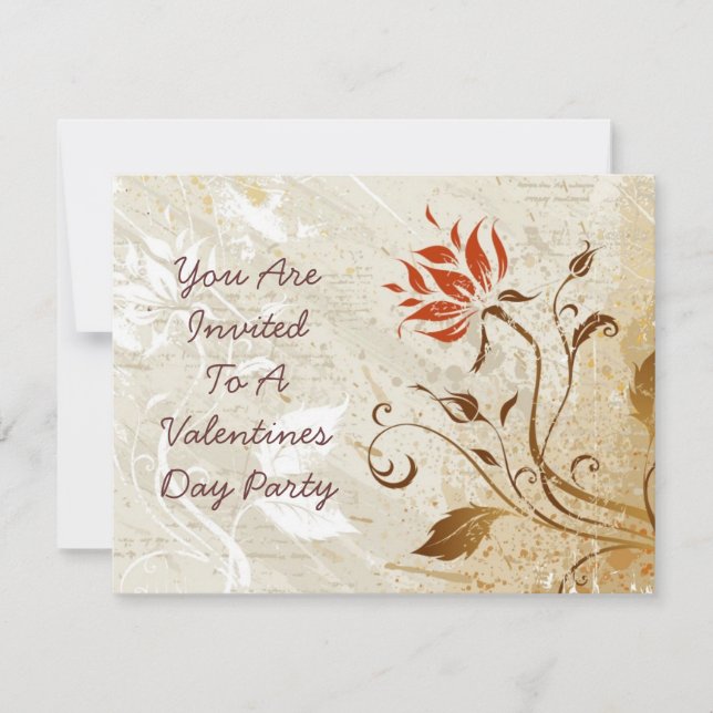 Höstens färger inbjudningar (Framsida)