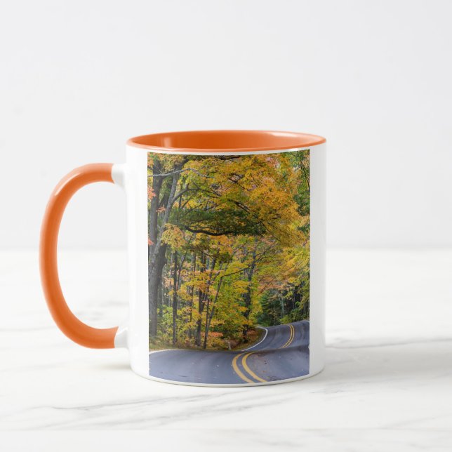 Höstens färgrika tak längs Highway 41 Mugg (Vänster)