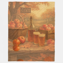 Höstens flödande - Rustik cider-provsmakning Fleecefilt