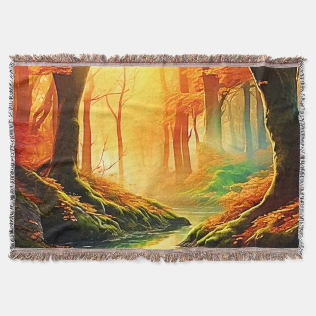 Höstens Golden Whisper Filt (Framsidan)