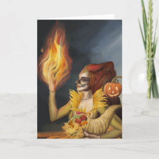 Höstens gudinna kort