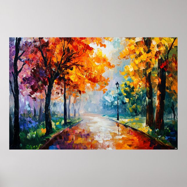 Höstens gyllene pass poster (Framsidan)